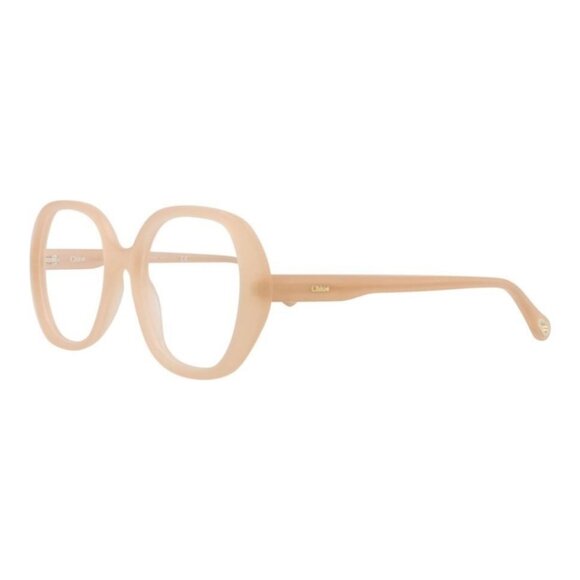 Chloé Womens Square/Rectangle Nude Nude Transparent Fashion Designer Eyewear